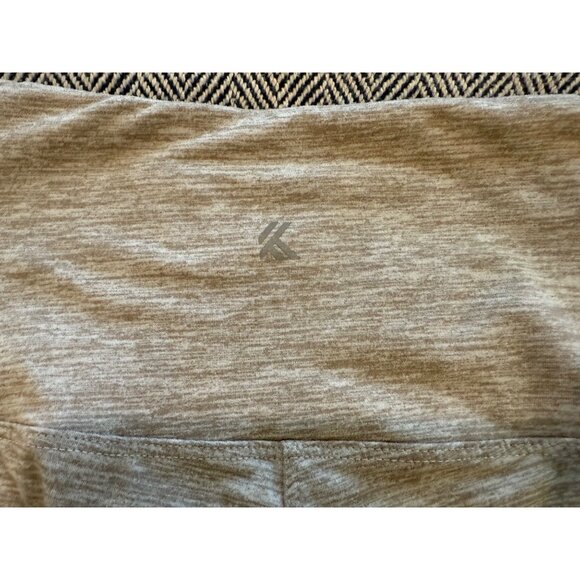 Kyodan Womens Gray & Cream Colorblock High-Waisted Leggings - Picture 5 of 11